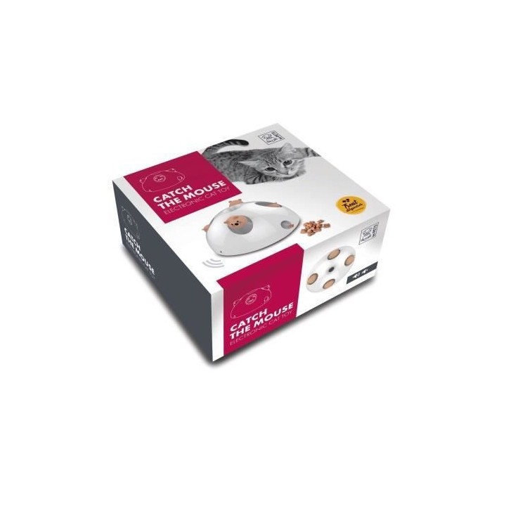 M PETS Jouet électronique pour chat distributeur de Friandisess - 24