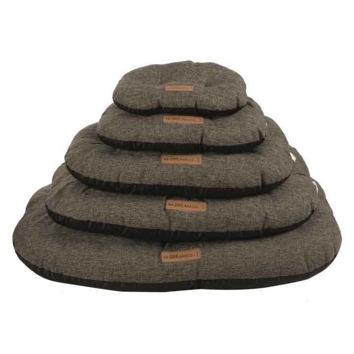 MPETS Coussin oval Oleron L - Gris anthracite - Pour chien