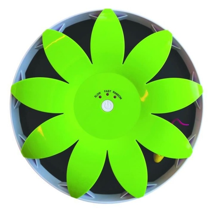 M PETS Jouet magnétique pour chat - 24.5 x 24.5 x 6 cm - Vert et blan