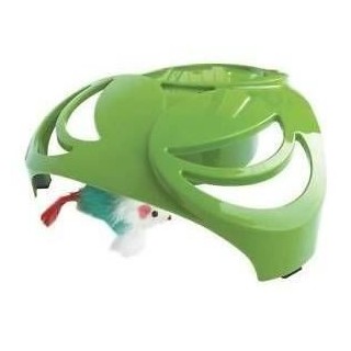 M PETS Jouet hélico pour chat - 23 x 22 x 8 cm - Vert