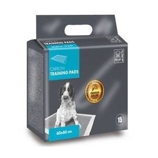 M PETS 15 coussins d'entraînement chiot au carbone - Anti Odeurs - 60