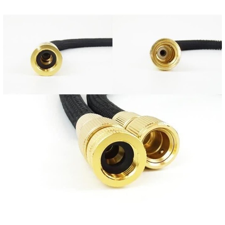 Tuyau d'arrosage MANUPRO - Extensible/Rétractable - 15 m - Diametre 1