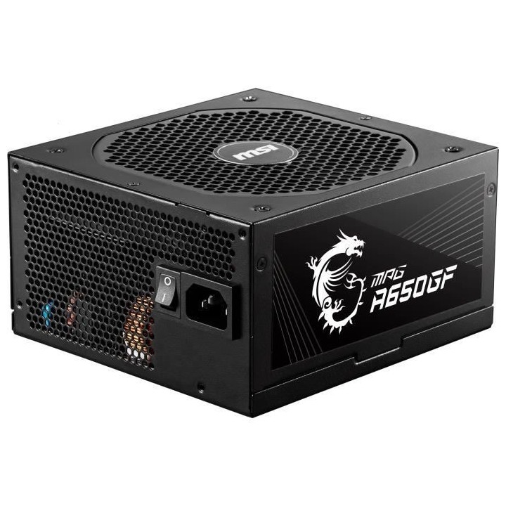 MSI Alimentation PC MPG A650GF - 650W 80+ Gold Modulaire