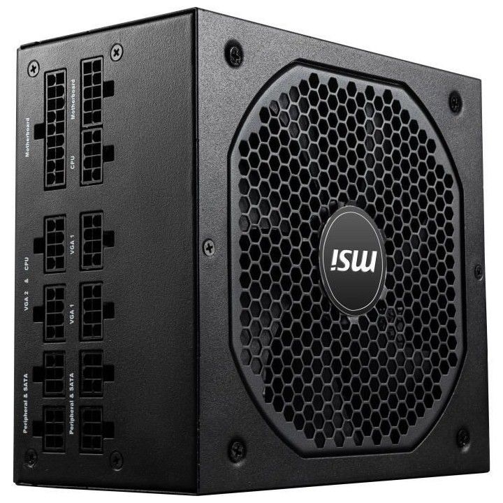 MSI Alimentation PC MPG A650GF - 650W 80+ Gold Modulaire