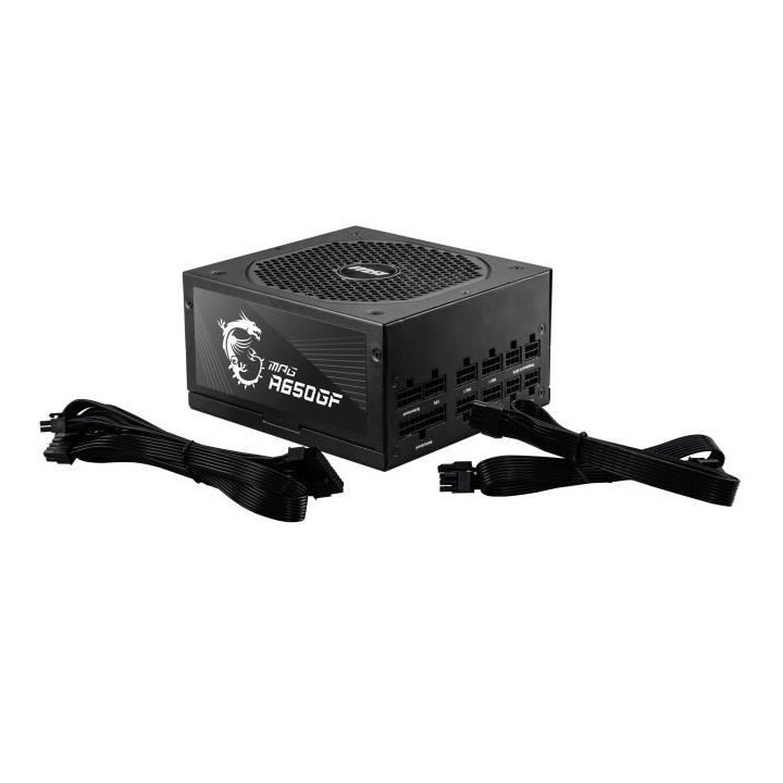 MSI Alimentation PC MPG A650GF - 650W 80+ Gold Modulaire