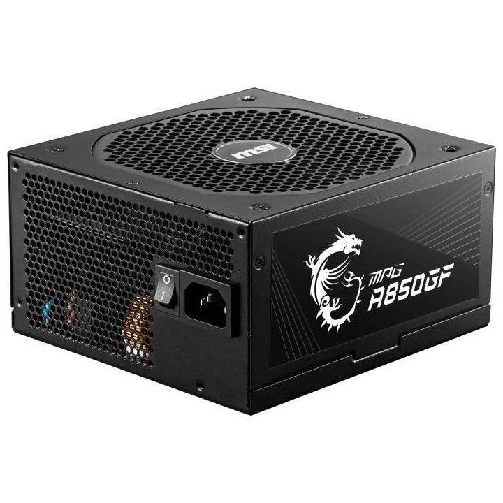 MSI Alimentation PC MPG A850GF - 850W 80+ Gold Modulaire