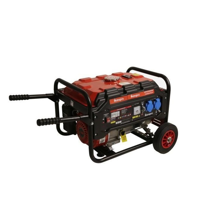MANUPRO Groupe électrogene a moteur essence 4 temps OHV - 3000 W - R