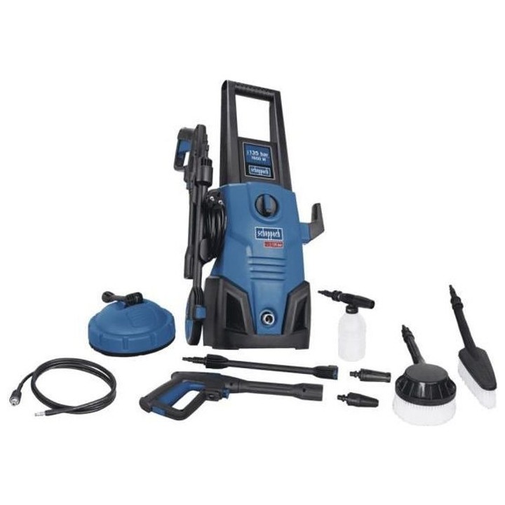 SCHEPPACH HCE1600 Nettoyeur haute pression 135bar 1600W - Livré avec