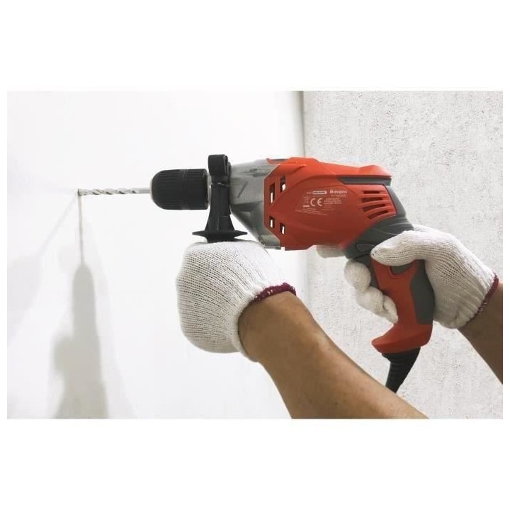 MANUPRO Coffret Perceuse visseuse électrique - A percussion - 1100W