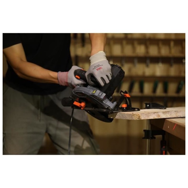 MANUPRO Scie circulaire électrique 1800 W - Lame de 185 mm