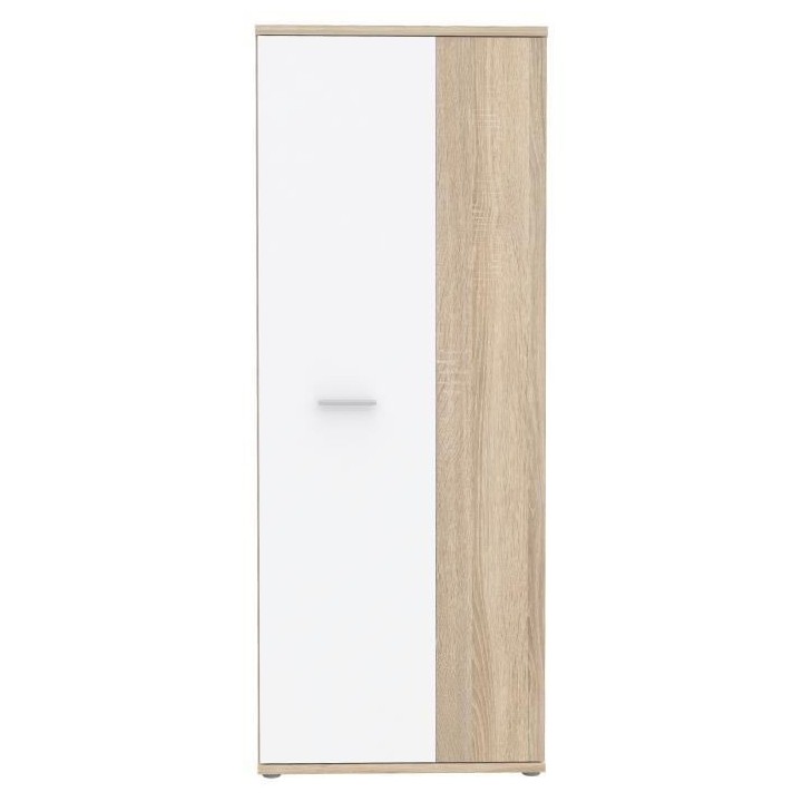 Armoire a chaussures MISCA - Style contemporain décor chene sonoma et