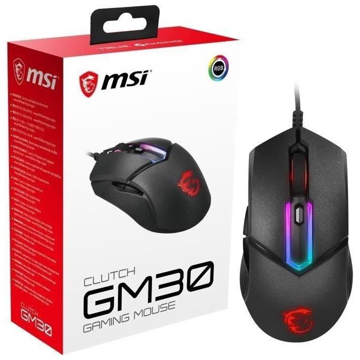 MSI Souris gaming Clutch GM30