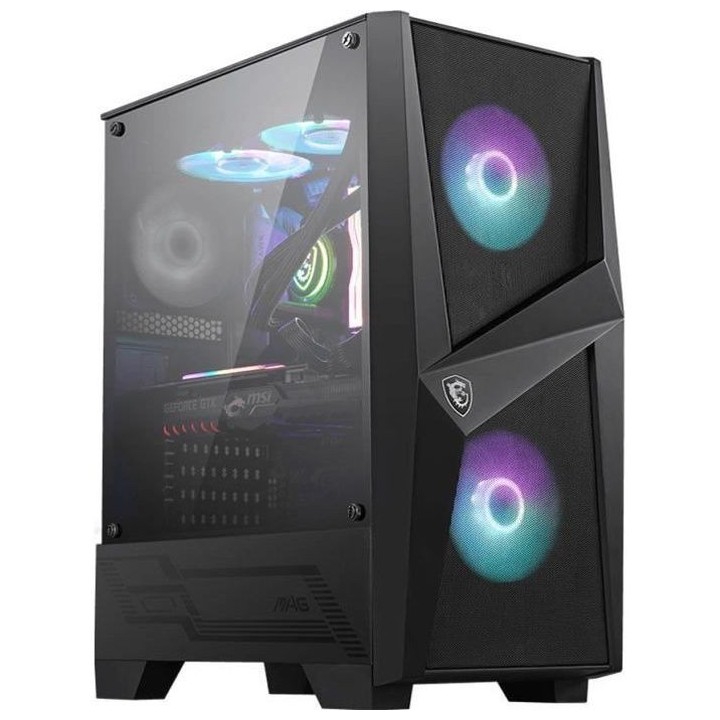 MSI BOITIER PC MAG FORGE 100R - Noir - Verre trempé - Format ATX (306
