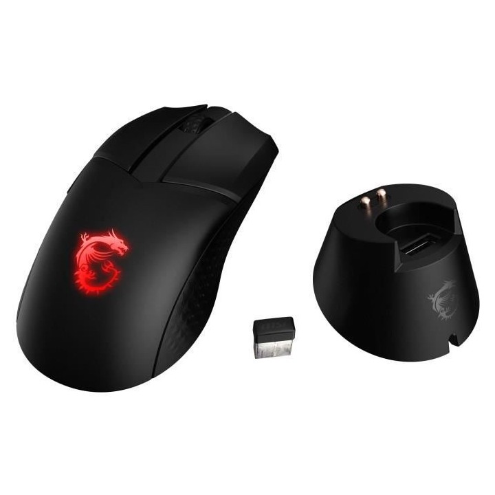 MSI MICRO-STAR INTERNATIONAL CLUTCH GM41 Souris - Sans fil et léger