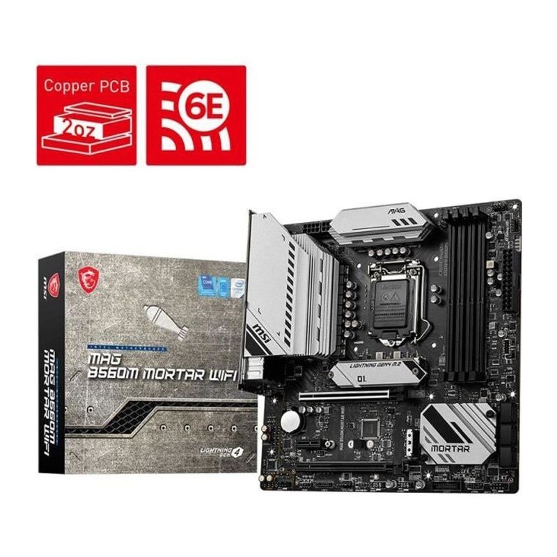 MSI Carte mere MAG B560M Mortar Wifi