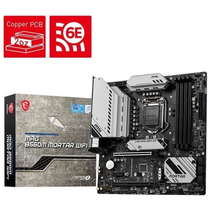 MSI Carte mere MAG B560M Mortar Wifi