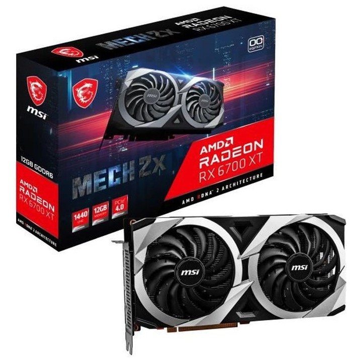 MSI Radeon RX 6700 XT MECH 2x 12 Go OC