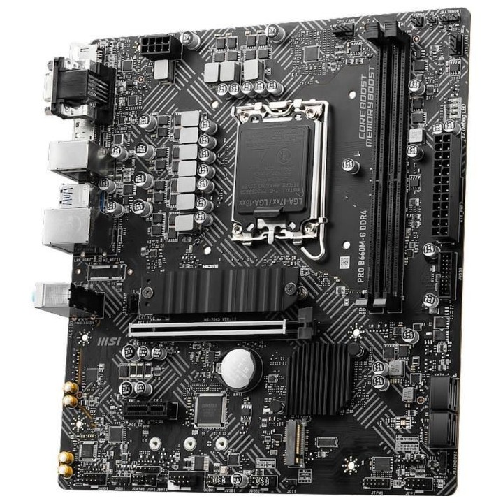 MSI - PRO B660M-G DDR4 - Carte Mere - Socket LGA 1700 - Chipset Intel