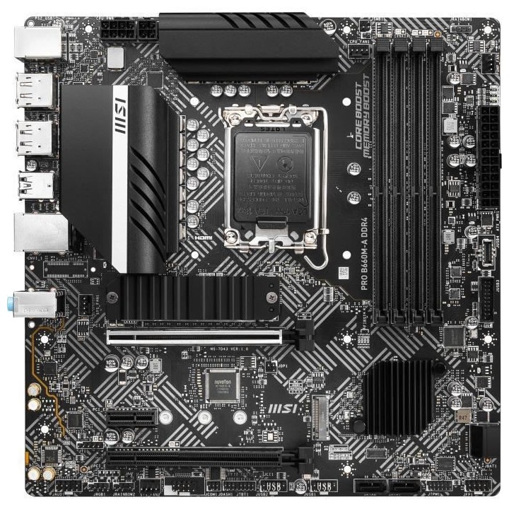 MSI - PRO B660M-A DDR4 - Carte Mere - Socket LGA 1700 - Chipset Intel