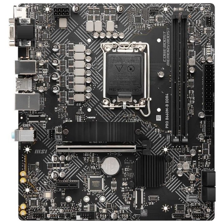 MSI - PRO B660M-B DDR4 - Carte Mere - Socket LGA 1700 - Chipset Intel