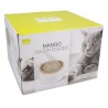 LAROY DUVO Mango Abreuvoir pour chats et petits chiens - 1,5 L - 22 x 22 x 15 cm - Moka