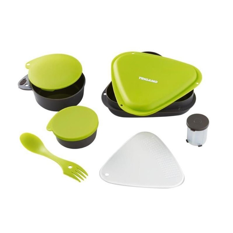 TRIGANO Lunch box - Vert et noir