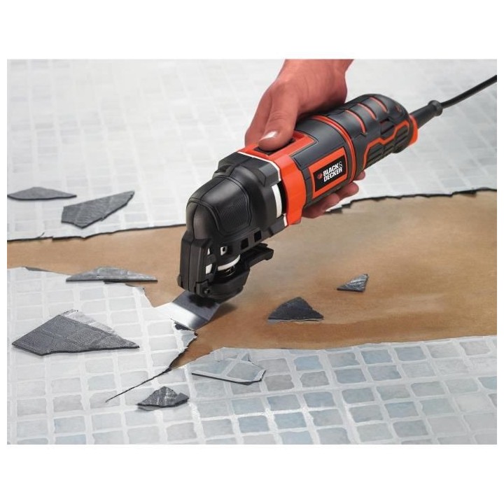 Outil multi-fonctions oscillatoire filaire 300W BLACK+DECKER (En coffr