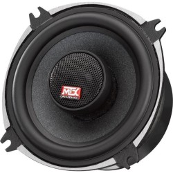 MTX TX640C Haut-parleurs voiture Coaxiaux 10cm 2 voies 70W RMS 4O Châssis alu Tweeters néodyme dôme soie Membrane pulpe célu