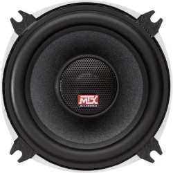 MTX TX640C Haut-parleurs voiture Coaxiaux 10cm 2 voies 70W RMS 4O Châssis alu Tweeters néodyme dôme soie Membrane pulpe célu