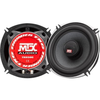 MTX TX650C Haut-parleurs voiture Coaxiaux 13cm 2 voies 80W RMS 4O châ