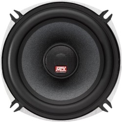 MTX TX650C Haut-parleurs voiture Coaxiaux 13cm 2 voies 80W RMS 4O châssis alu Tweeters néodyme dôme soie Membrane pulpe célu