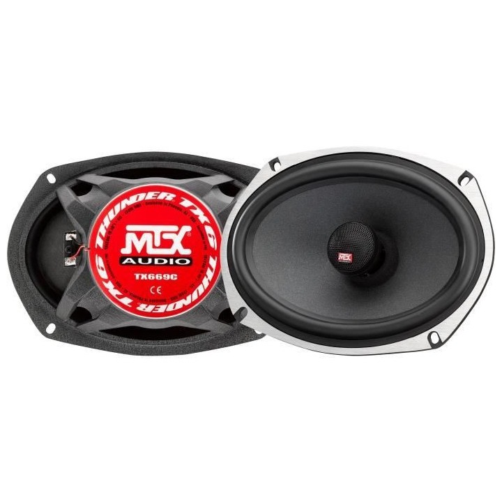 MTX TX669C Haut-parleurs voiture Coaxiaux 15x23cm 6x9 2 voies 120W RMS