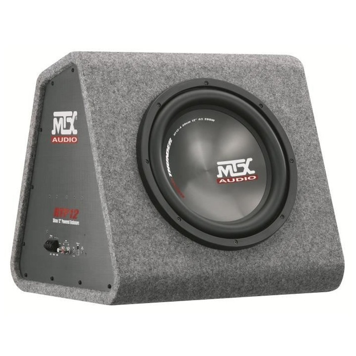 MTX RTP12 Caisson de grave amplifié voiture Classe-D reflex 30cm 220W
