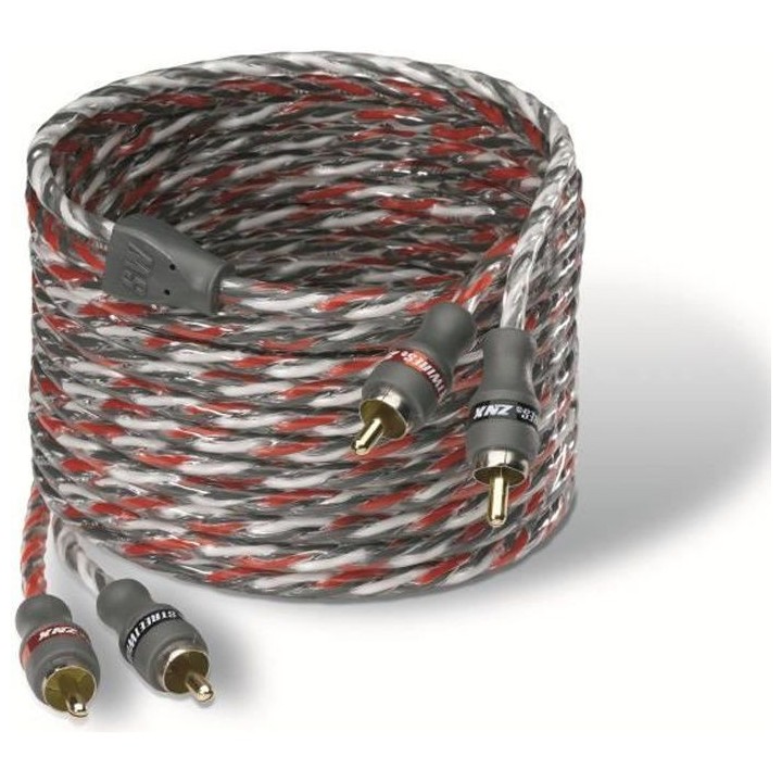 MTX ZNX3.2 Câble RCA ZeroNoise 3 metres symétrique 100% cuivre 3 bli