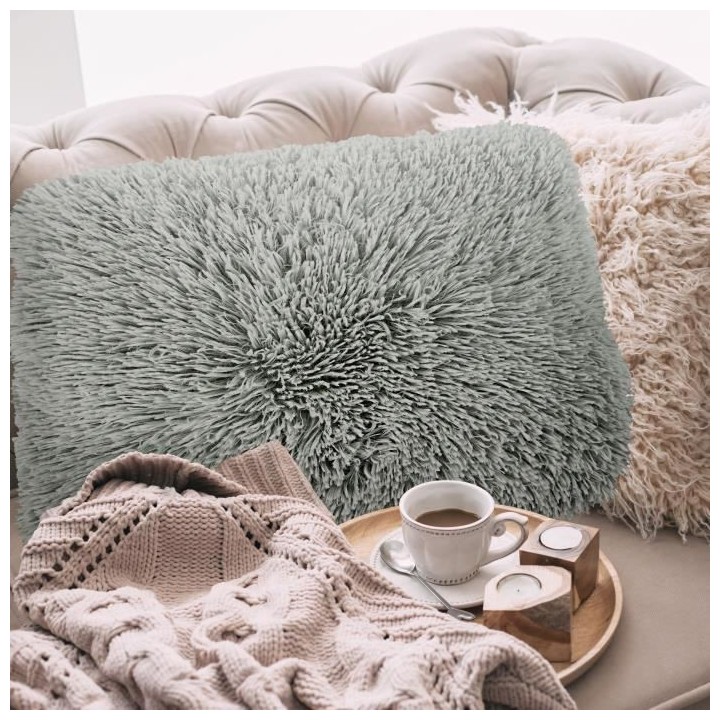 Coussin NEO YOGA Gris Clair 40 x 60 cm