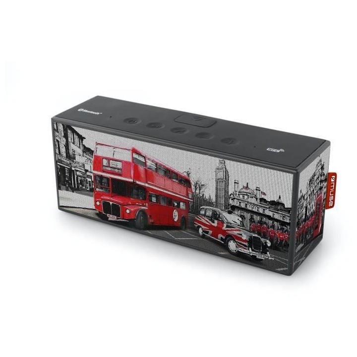 MUSE M-720LD Enceinte Bluetooth Portable Splash-Proof 2 X 5 W