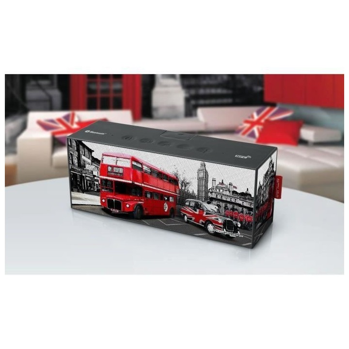 MUSE M-720LD Enceinte Bluetooth Portable Splash-Proof 2 X 5 W