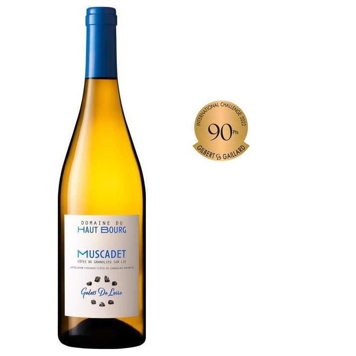 Domaine du Haut Bourg 2021 Muscadet Côtes de Grandlieu Sur Lie - Vin