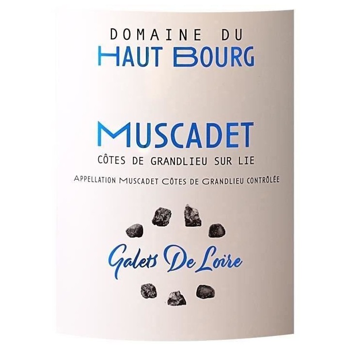 Domaine du Haut Bourg 2021 Muscadet Côtes de Grandlieu Sur Lie - Vin