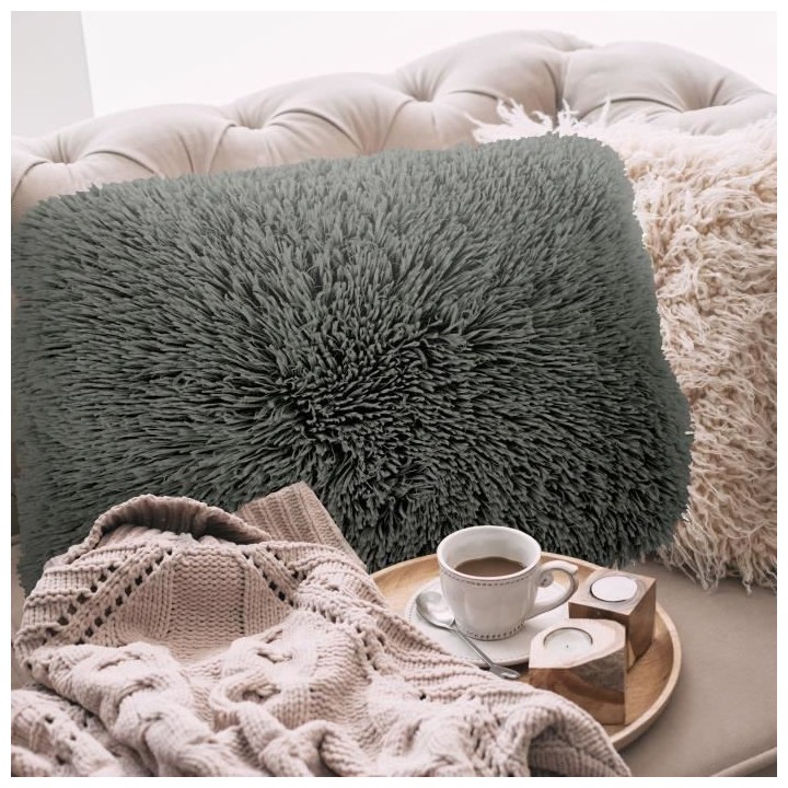 Coussin NEO YOGA Gris Foncé 40 x 60 cm