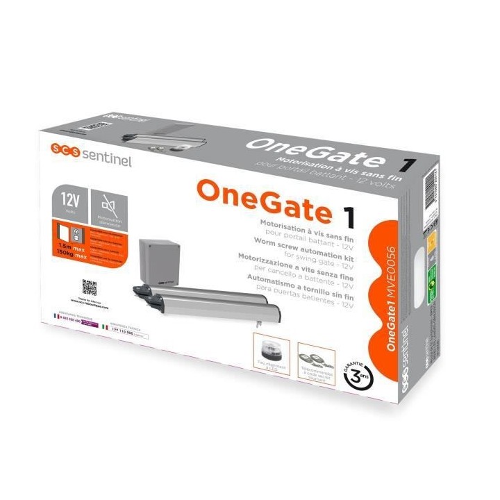 SCS SENTINEL Motorisation a vis / vérins sans fin pour portail battan