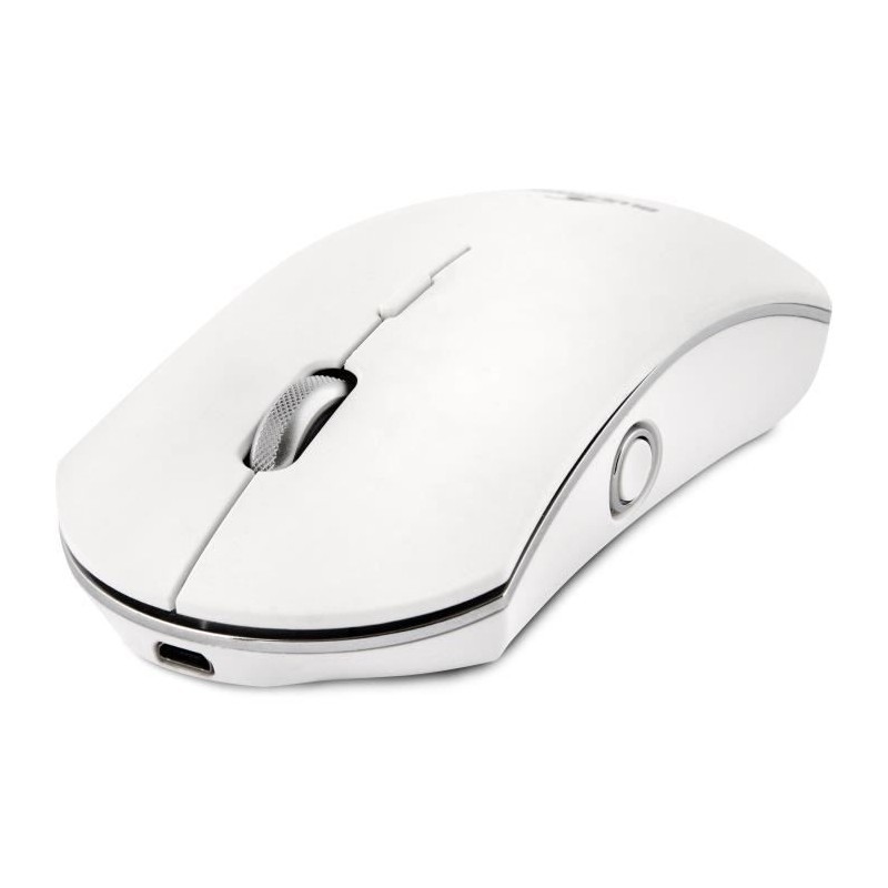 Souris Sans Fil - BLUESTORK - 5 Boutons - 1000/1600 DPI - Windows et Mac - Blanc