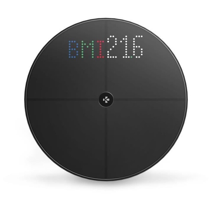 MY KRONOZ MYSCALE-BK - Balance connectée - 8 utilisateurs - 7 indicat