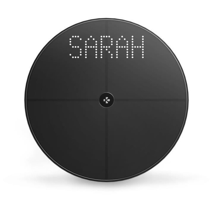 MY KRONOZ MYSCALE-BK - Balance connectée - 8 utilisateurs - 7 indicat