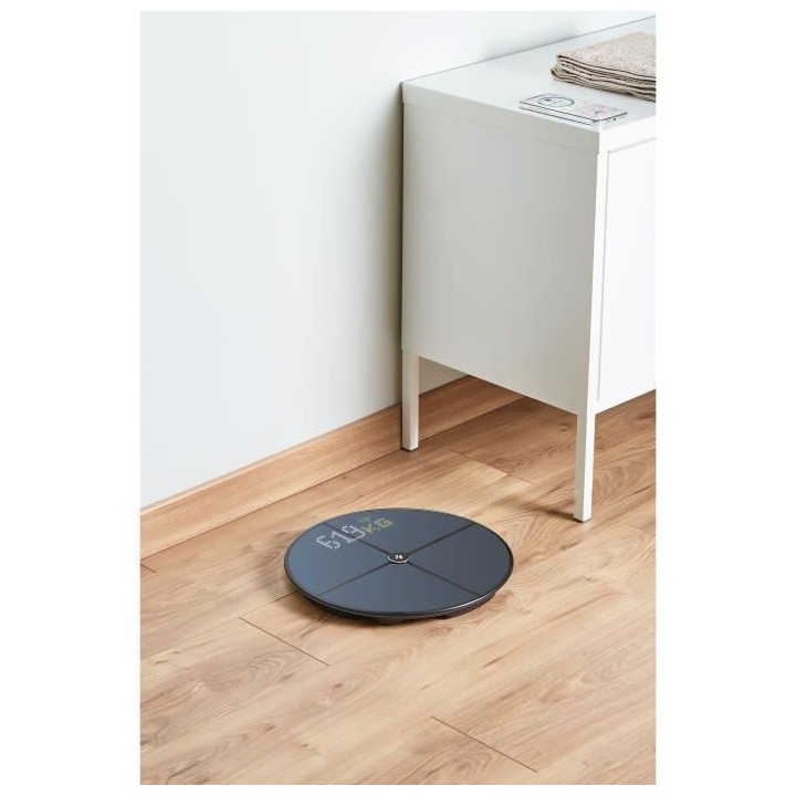 MY KRONOZ MYSCALE-BK - Balance connectée - 8 utilisateurs - 7 indicat