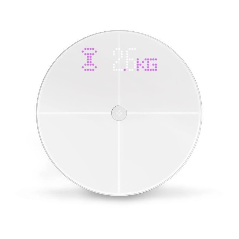 MY KRONOZ MYSCALE-WH - Balance connectée - 8 utilisateurs - 7 indicateurs - Wifi, bluetooth - Ecran LED - Blanche