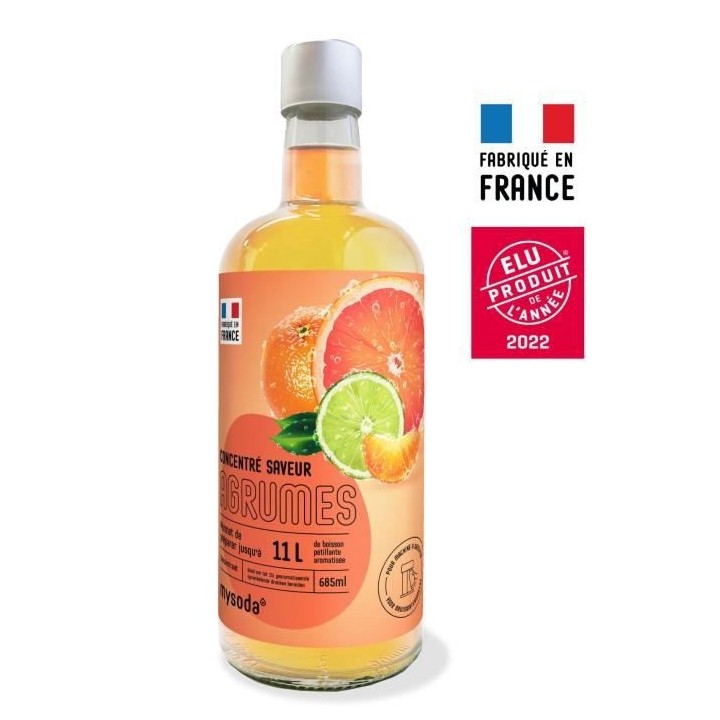 MYSODA - Concentré saveur Agrumes 685ml