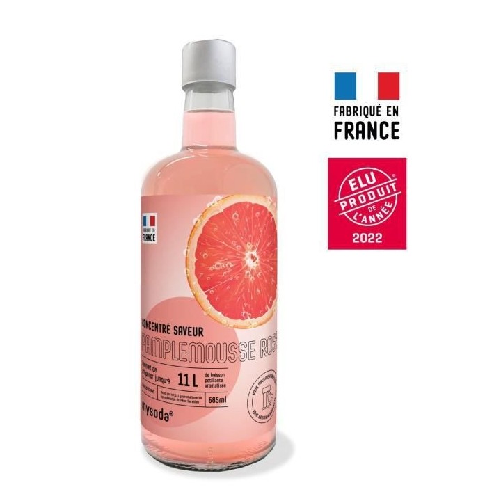 MYSODA - Concentré saveur Pamplemousse Rose 685ml