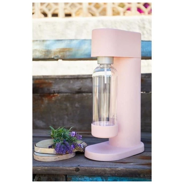 MYSODA P2C-WD002F-LP - Pack Machine a eau pétillante Woody Pink - 2 c