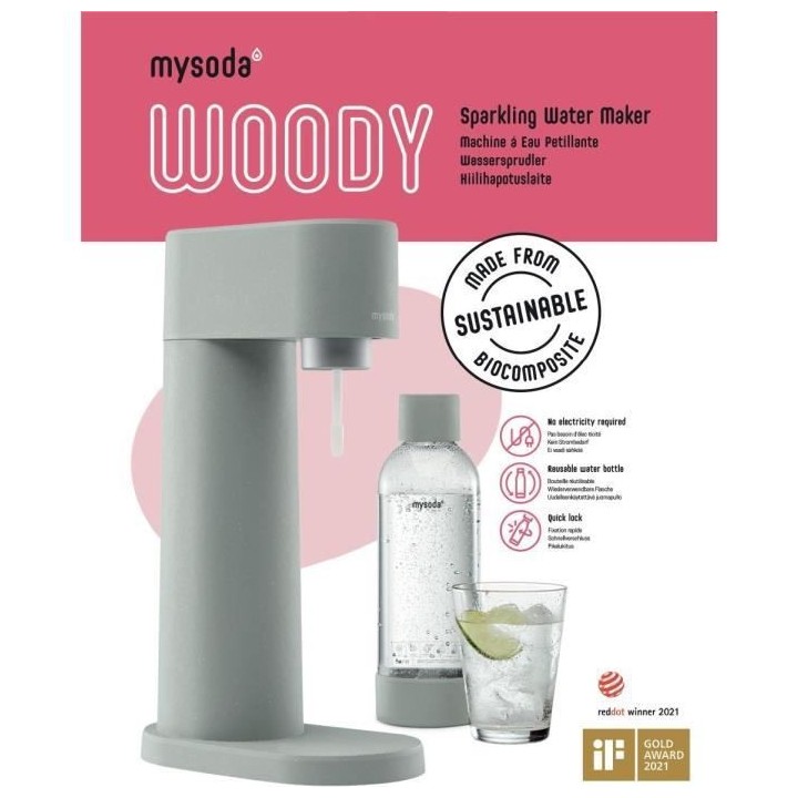 MYSODA - Machine Woody Pigeon en Biocomposite